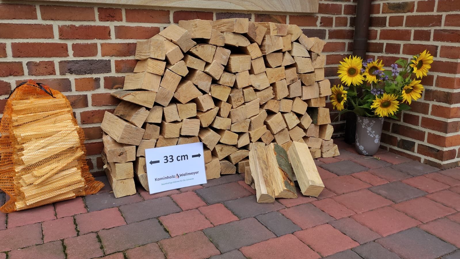 Kammergetrocknetes Buchenholz 33 cm