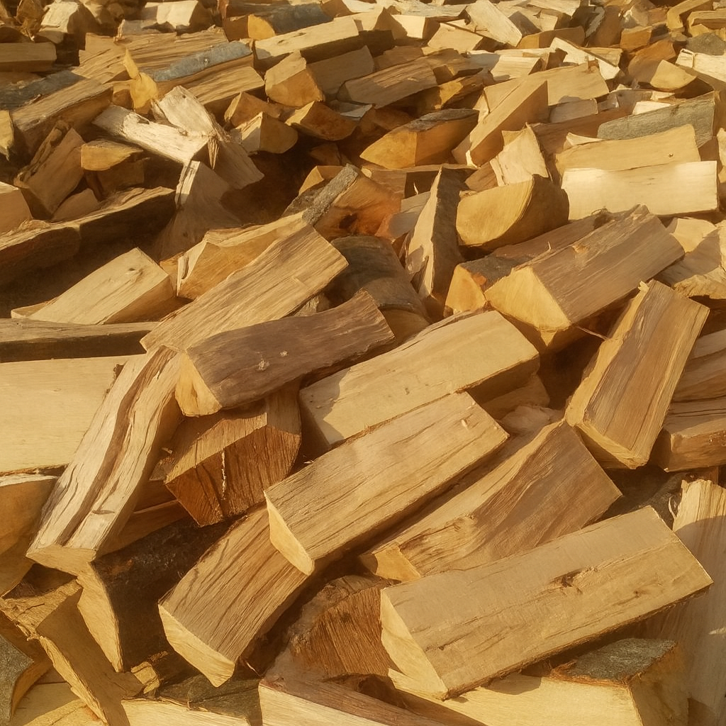 Frisches Buchenholz 33 cm
